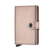 Secrid Wallet Rose Secrid Miniwallet Metallic Leather