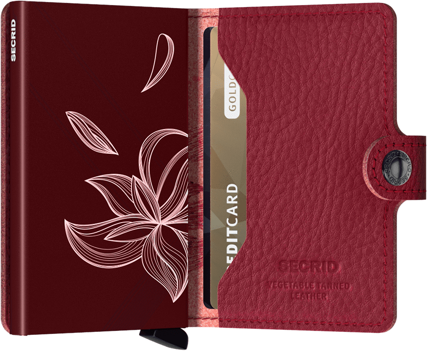 Secrid Wallet Secrid Miniwallet Stitch Magnolia