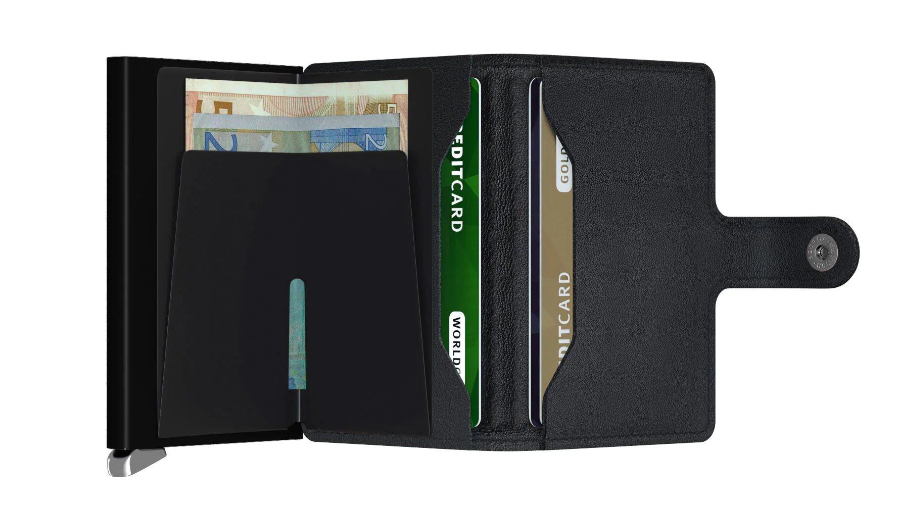 Secrid Wallet Secrid Premium Miniwallet Emboss Lines Black
