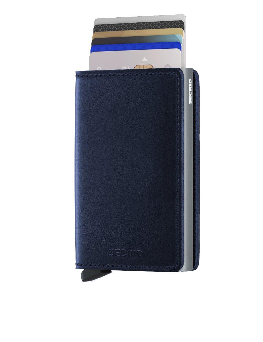 Secrid Wallet Secrid Slimwallet Navy Polished