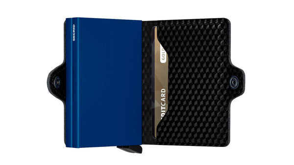 Secrid Wallet Secrid Twinwallet Cubic Black Blue