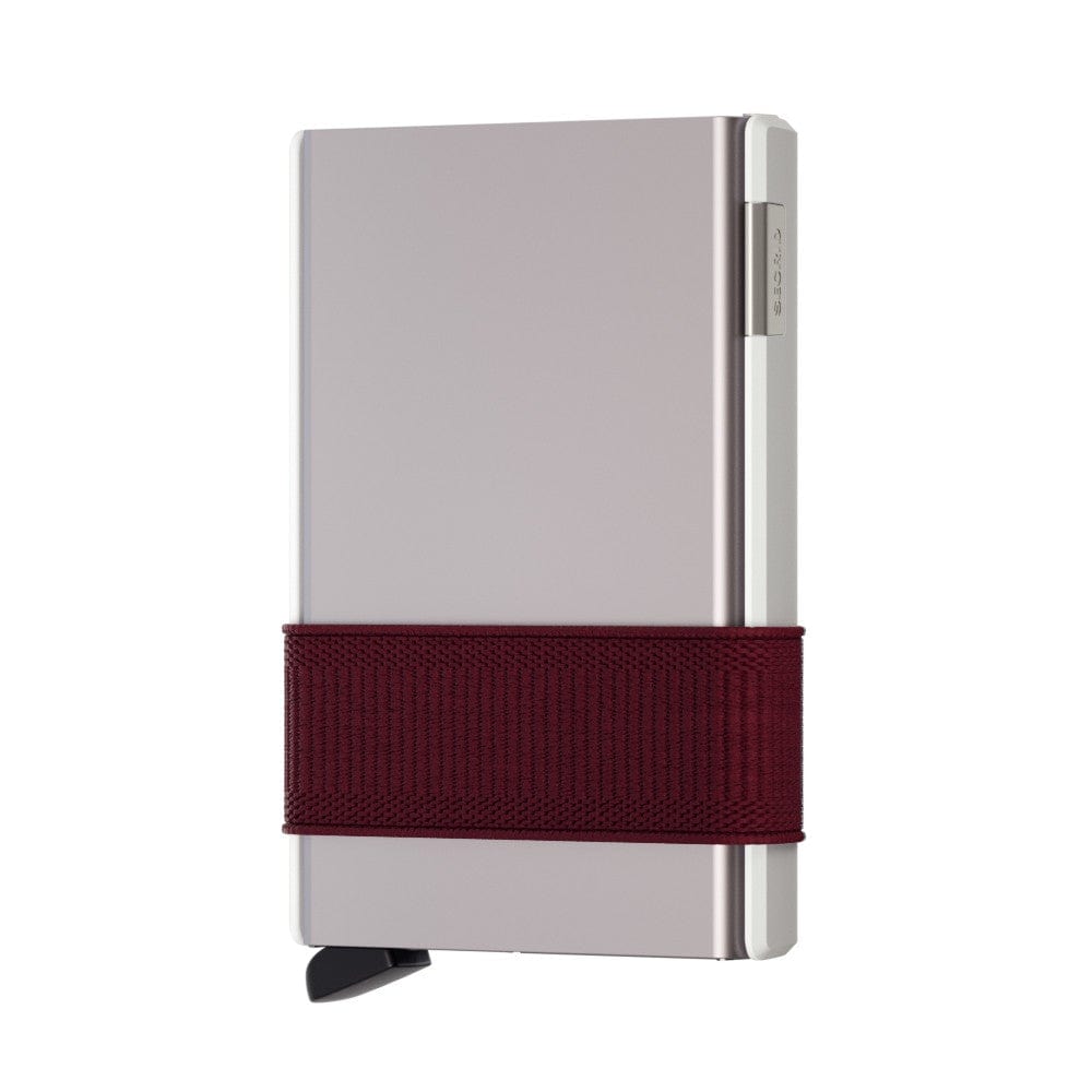 Secrid Wallet White/Bordeaux Secrid Cardslide