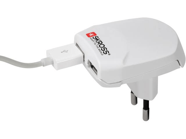Skross Travel Adapter Skross Euro USB Charger 2.4A