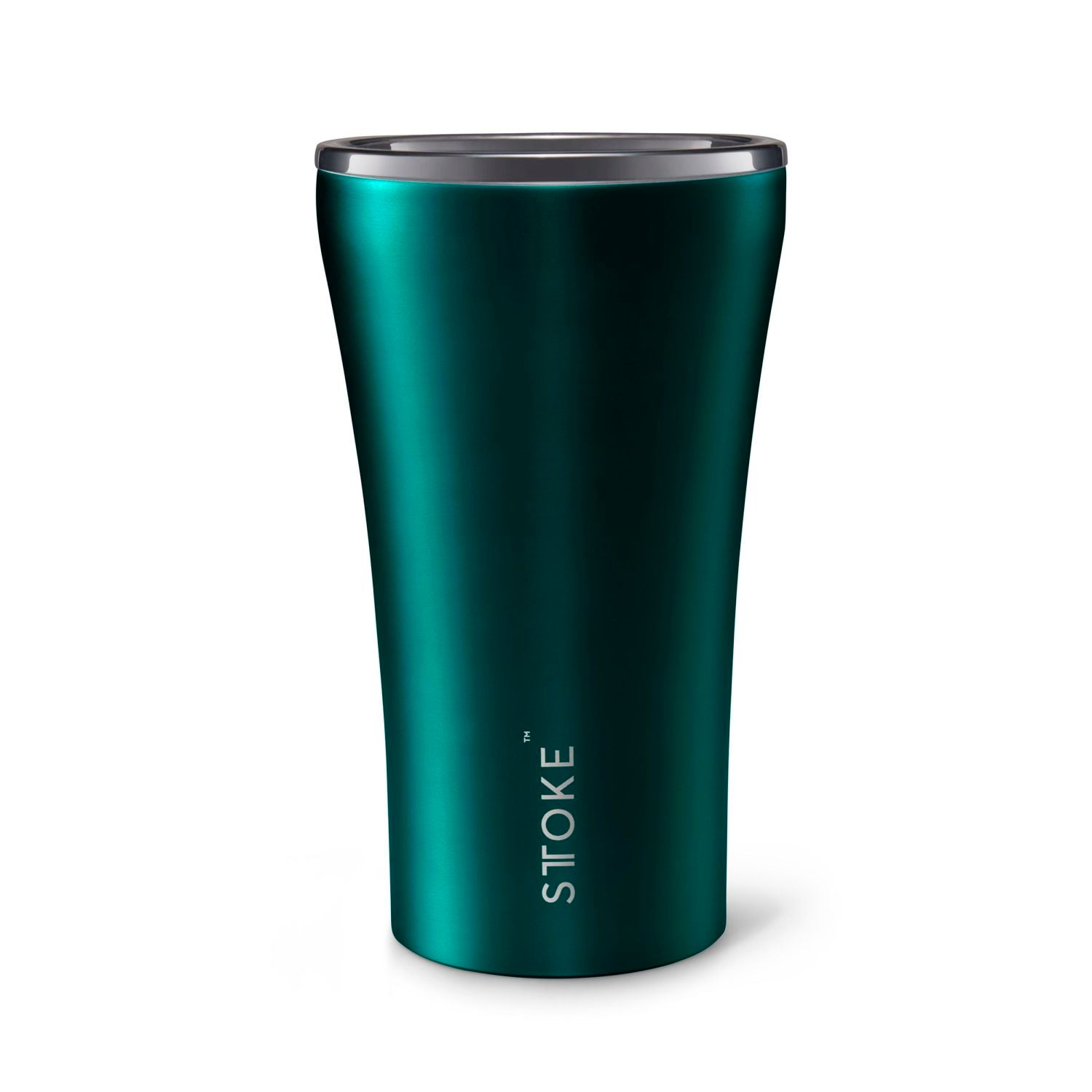 Sttoke Coffee & Tea Cups 12 oz / Satin Green STTOKE Leakproof - World's First Shatterproof Ceramic Cup