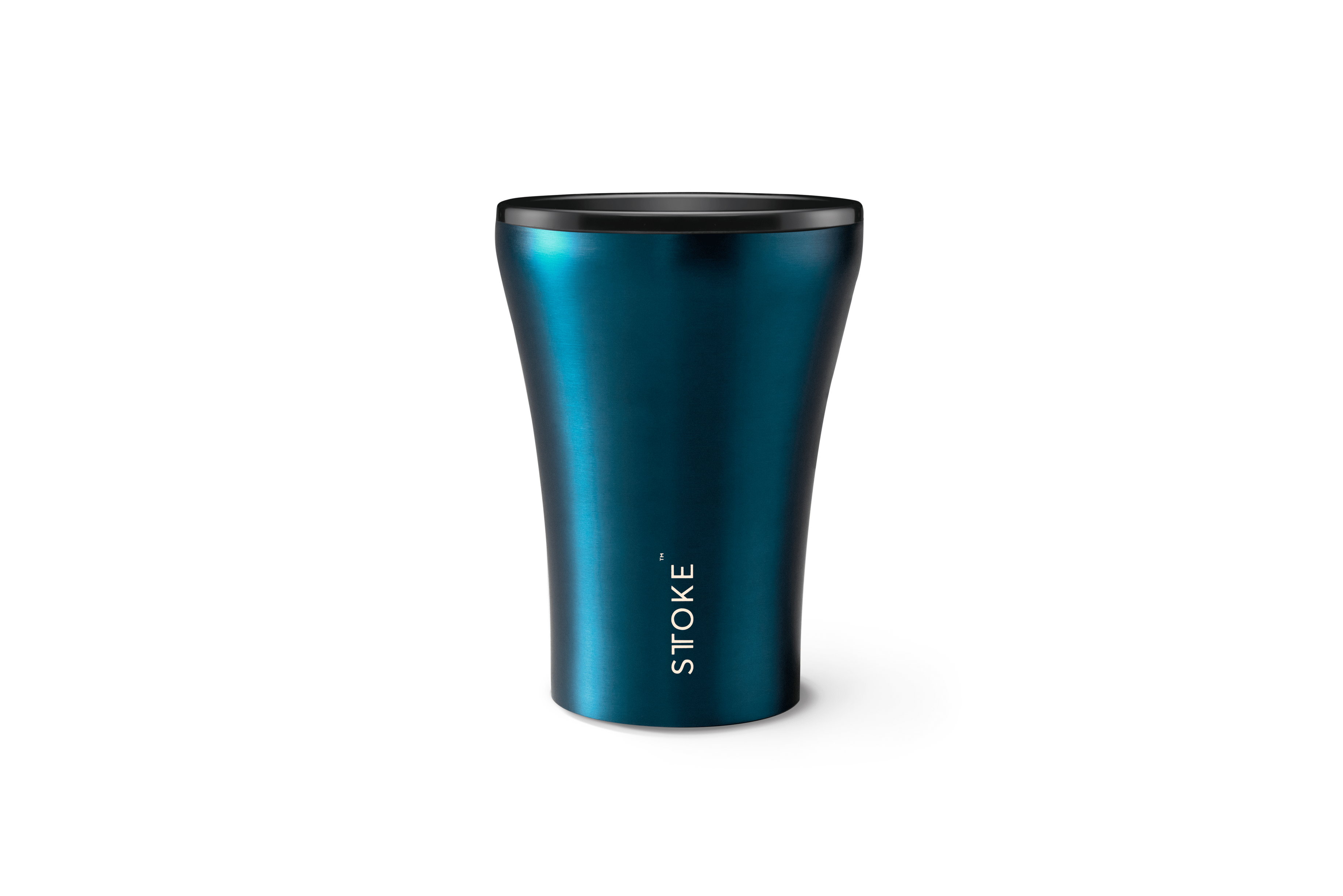 Sttoke Coffee & Tea Cups Steel Blue STTOKE 8OZ - WORLD'S FIRST SHATTERPROOF CERAMIC CUP