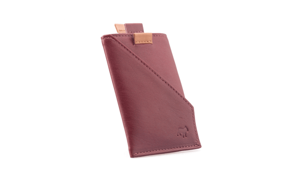 The Frenchie Co Wallet Burgundy Frenchie Speed Card Holder
